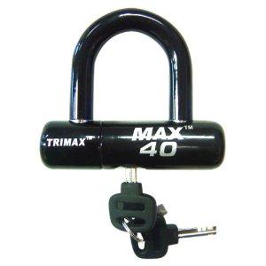 Trimax MAX40BK Ultra-High Max 40 Security Disc/Cable Lock - Black