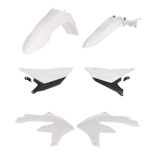 Acerbis 2988241035 Plastic Kit - White/Black