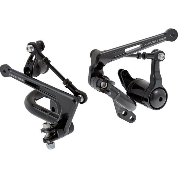 Arlen Ness 420-129 Mid Control Kit - Black Anodized