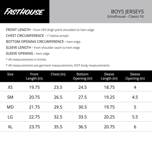 Fasthouse Grindhouse Akin Youth Jersey