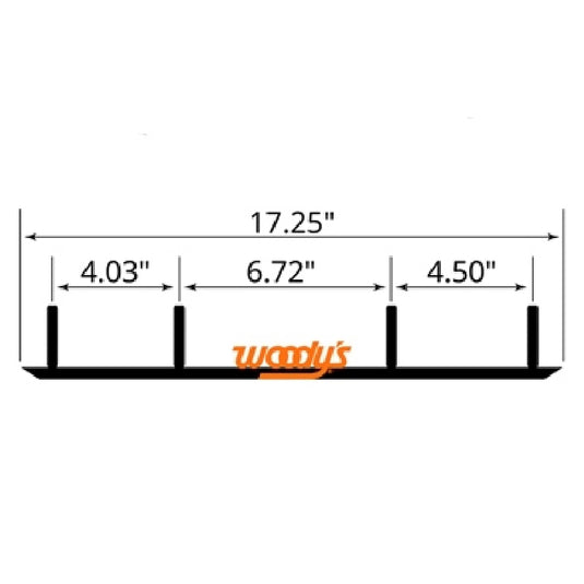 Woodys MCH-5000 Hard Mountain  Maverick Carbide Runner - Pair