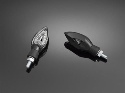 Highway Hawk HH-68-7030 LED See Through Turn Signal Sets - Chrome