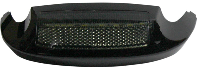 Custom Dynamics GEN-FT-WS-BLK LED Front Fender Tip Housing - White LED/Smoke Lens