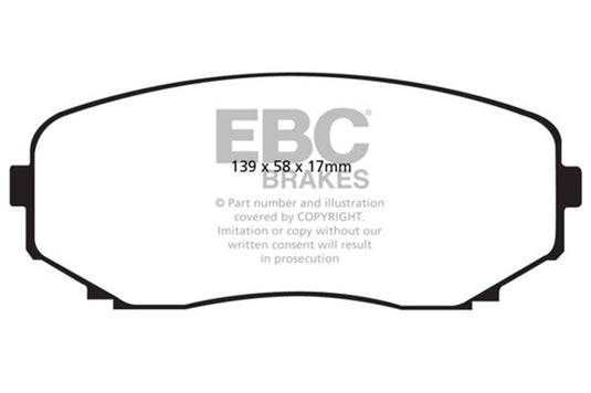 Ebc DP41794R EBC Yellowstuff Brake Pad Sets