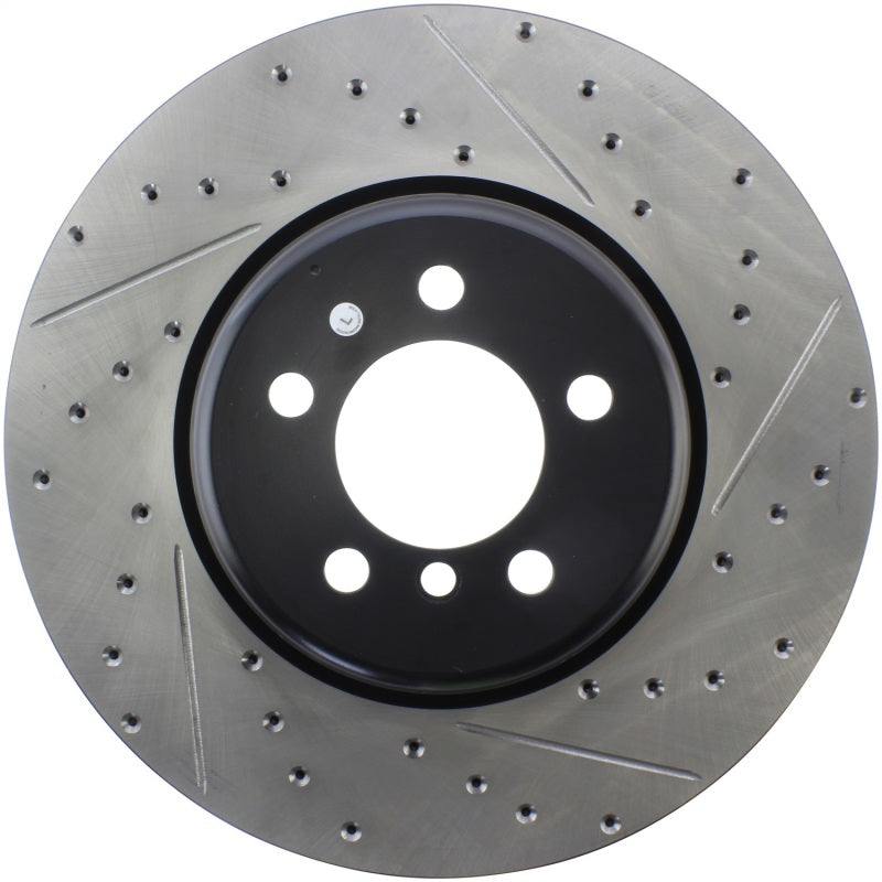 Load image into Gallery viewer, Stoptech 127.34144L ST Slot &amp; Drill Brake Rotors

