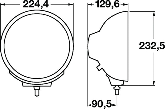 Hella H12560061 HELLA Rallye 4000 Lamp