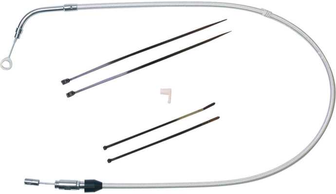 Magnum 3235HE Stock Length Quick Connect Braided Upper Clutch Cables - Sterling Chromite - 39in.