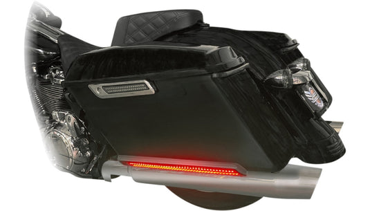 Custom Dynamics CD-SB-SIDE-SC Lower Saddlebag Side Marker LED Lights - Smoke Lens/Chrome Housing