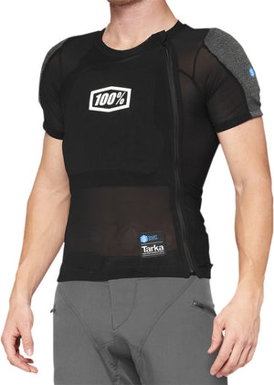 100% Tarka Vest Guard Short Sleeve Black