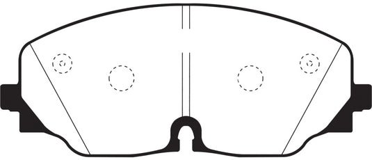 Ebc DP43087R EBC Yellowstuff Brake Pad Sets