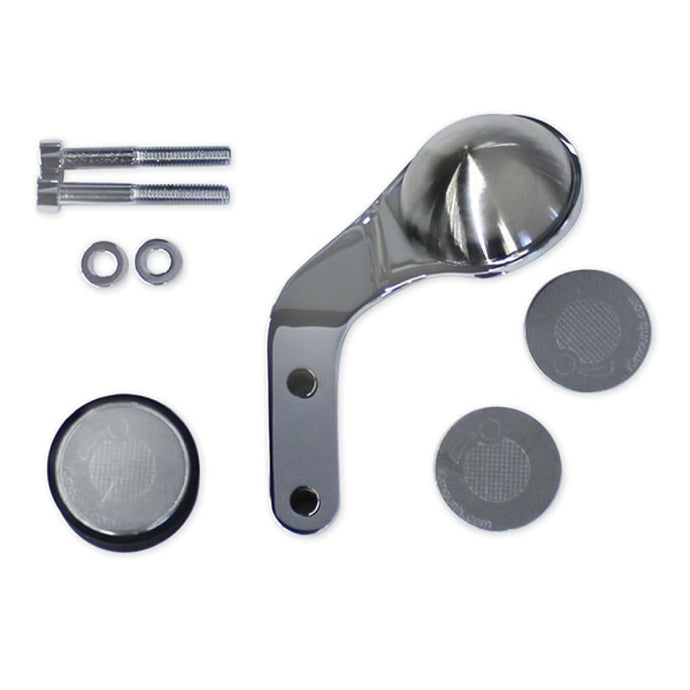 Klock Werks KWD-06-0387 iOmounts Device Mount - Left Hand - Chrome