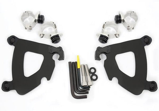 Memphis Shades MEB1984 Trigger-Lock Mount Kit for Gauntlet Fairing - Black