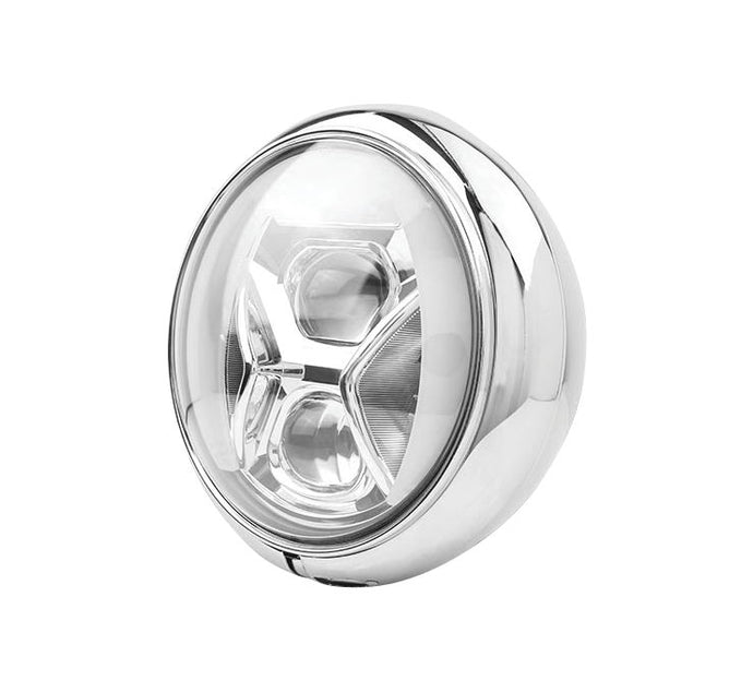 Highsider 223-240 7in. LED Adaptive Headlight - Chrome