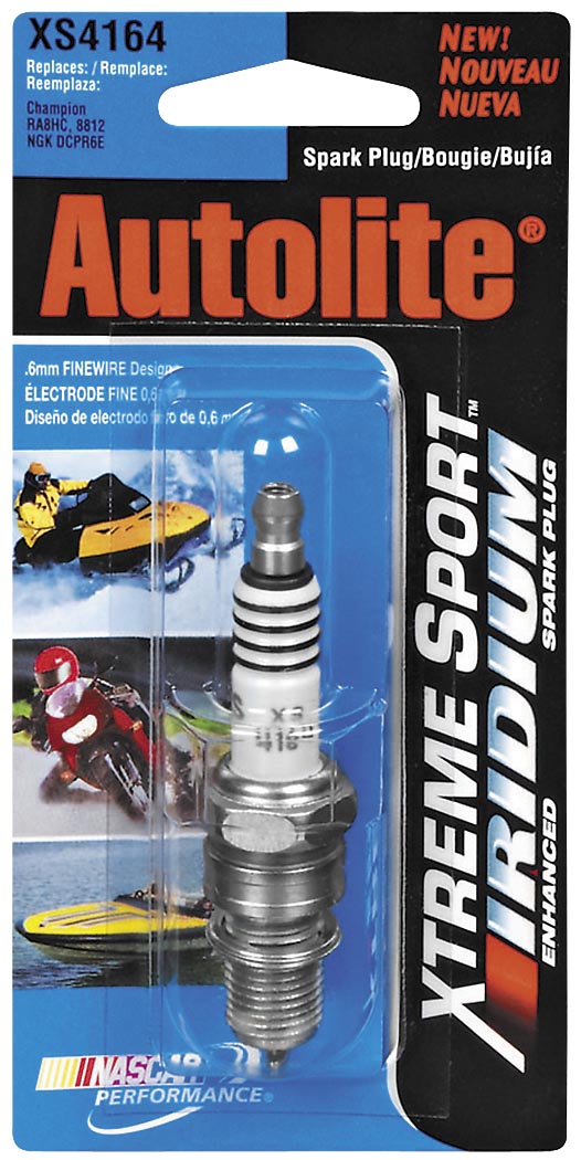 Autolite XS65 Xtreme Sport Iridium Spark Plug - XS65 - 14mm Thread