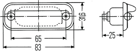 Hella 001378041 HELLA Work Lamp