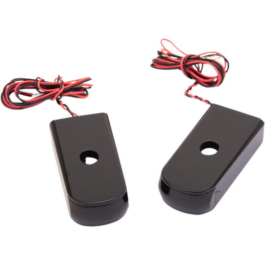 Alloy Art SSL-SB-2B Strut Mount LED Lights  - Smoke Lens - Anodized Black Finish