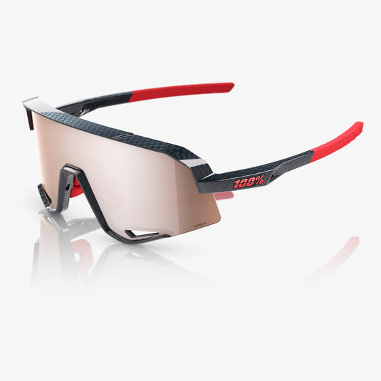 100% Slendale Sunglasses (One Size Fits Most, Gloss Carbon Fiber)