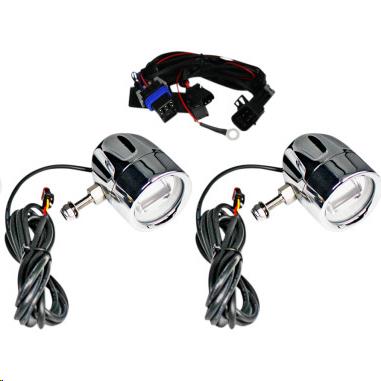 Custom Dynamics PB-FOG-IND-C LED Halo Fog Lights - Chrome