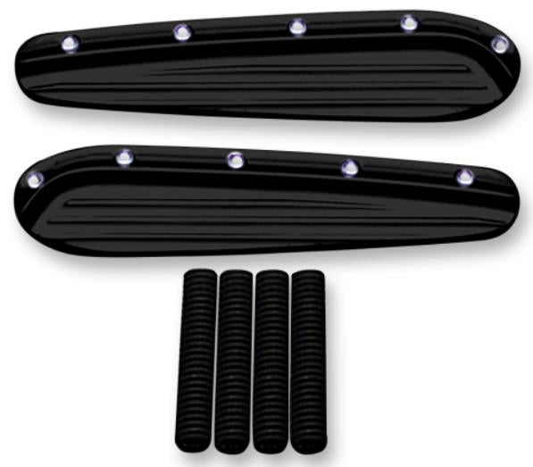 Covingtons C1307-B Turn Signal Eliminators - Dimpled - Black