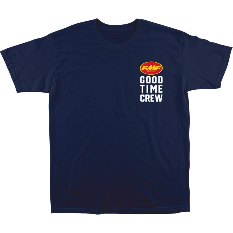 Load image into Gallery viewer, Fmf Racing Good Time Crew T-Shirt (Small, Navy)

