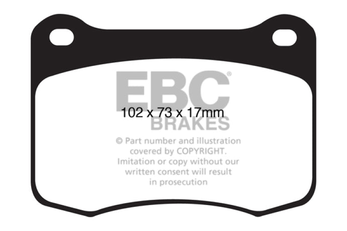 Ebc DP41820R EBC Yellowstuff Brake Pad Sets