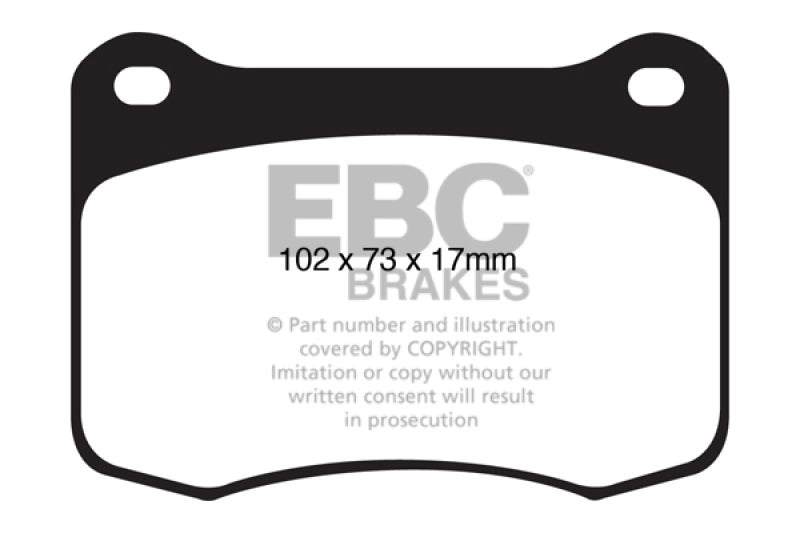 Load image into Gallery viewer, Ebc DP41820R EBC Yellowstuff Brake Pad Sets
