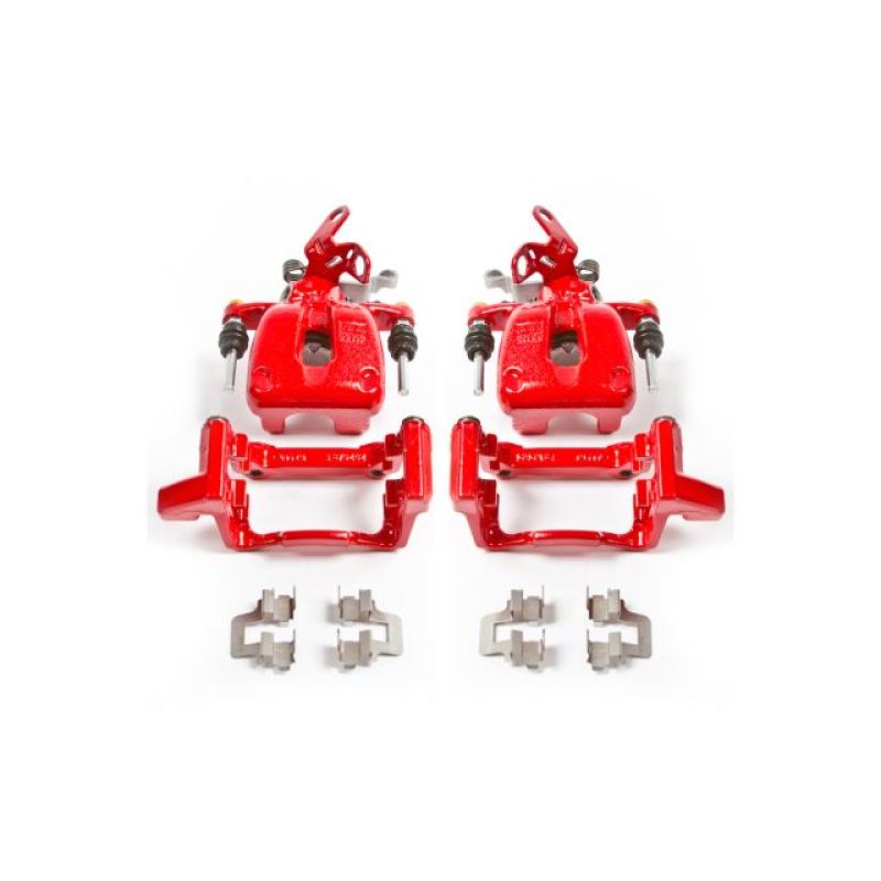 Load image into Gallery viewer, Powerstop S2976 PSB Red Calipers
