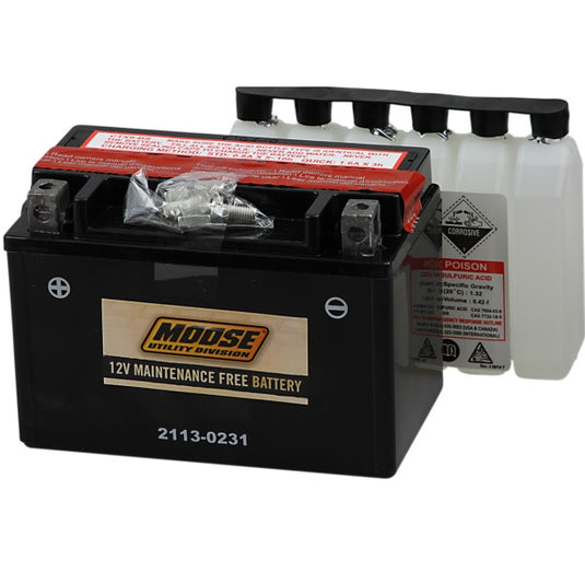 Moose Utility MT9B-BS AGM Maintenance Free Battery