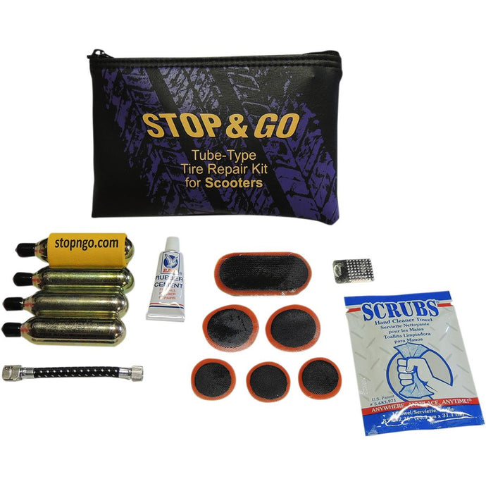 Stop & Go International TTRK1 Scooter Tube-Type Tire Repair and Inflation Kit