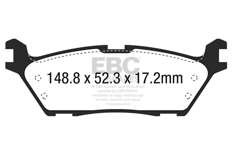 Load image into Gallery viewer, Ebc UD1790 EBC Ultimax2 Brake Pad Sets
