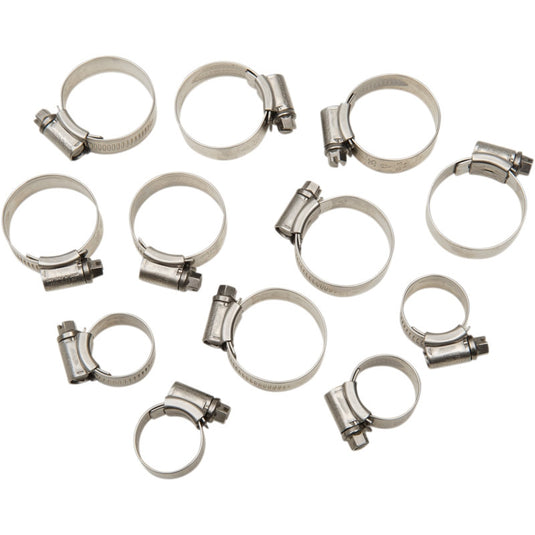 Samco Sport CK KAW-79 Radiator Hose Clamp Kit - Blue