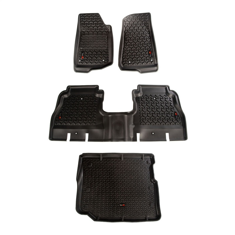 Load image into Gallery viewer, Rugged Ridge 12988.05 RUG Floor Liners - Black
