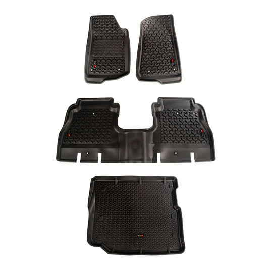 Rugged Ridge 12988.05 RUG Floor Liners - Black
