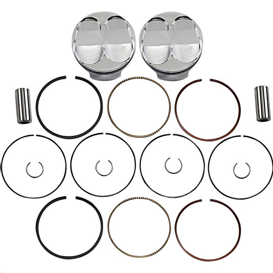 J.E. Pistons 317204 FSR Piston Kit - Standard Bore 98.00mm, 13.0:1 Compression