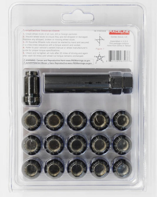 Raceline RLUG-CS20B RCL Lug Nuts