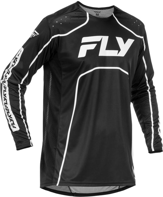 Fly Racing Rayce Youth Jersey (Medium, Black/White)