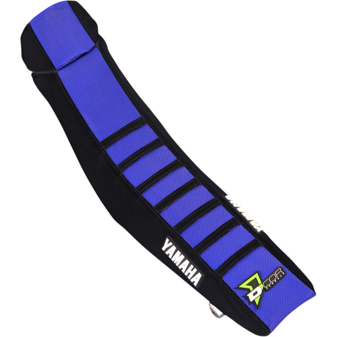 Dcor 30-50-102 Seat Cover - Black Sides - Blue Top with Black Ribs