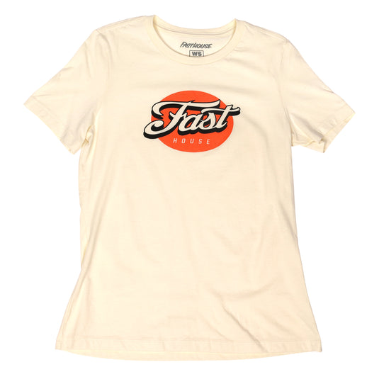 Fasthouse Tasker SS Womens T-Shirt (Small, Natural)