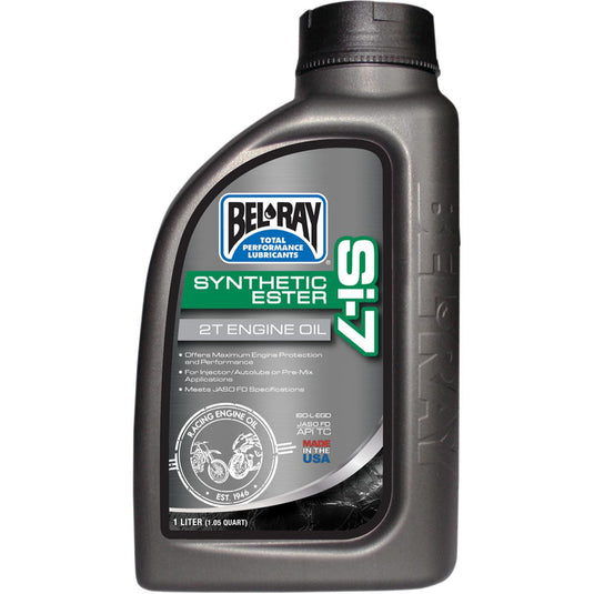 Bel-Ray 99440-B1LW Si-7 Synthetic 2T Engine Oil - 1L.