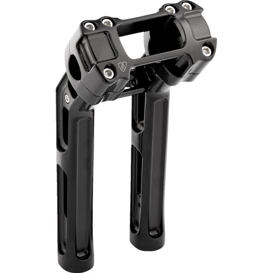 Arlen Ness 520-053 Method Kickback Handlebar Riser with Softail Gauge Cutout - 10in.