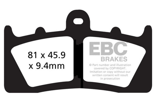 Ebc Powersports FA613HH EBC HH Sintered Brake Pads
