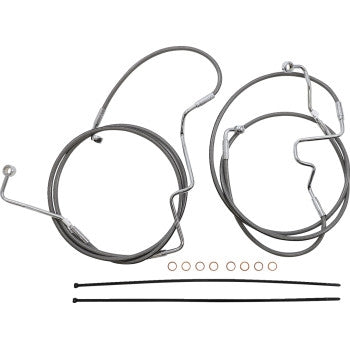 Magnum 5891012 XR Stainless Dot Handlebar Installation Kit - 15in-17in. - Chrome Fittings