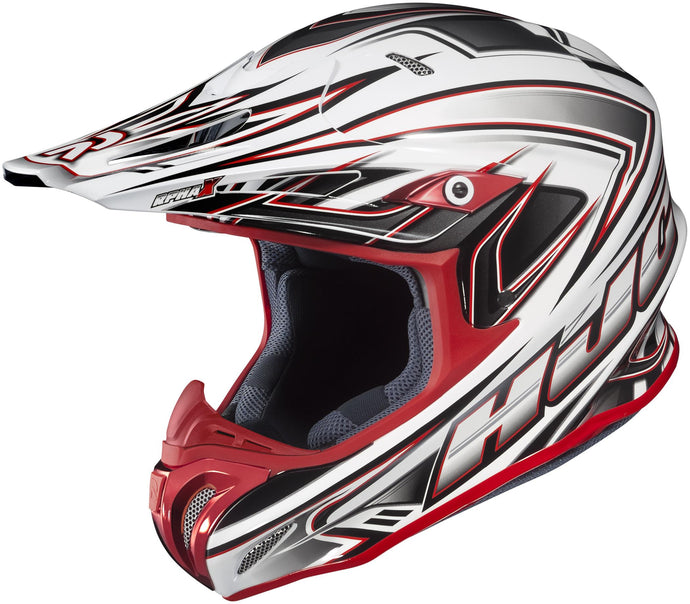 Hjc Mouth Vent for RPHA X Helmets - Red/Chrome