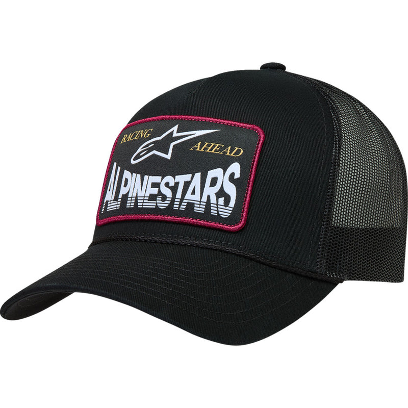 Load image into Gallery viewer, Alpinestars Hemmings Trucker Hat (One Size Fits Most, Black/Black)
