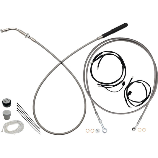 Fat Baggers, Inc. 249016 EZ Install Upper Clutch Cable Kit - 16in. - Stainless
