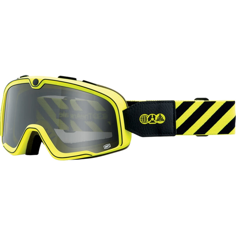 100% Barstow Classic Goggles Fluorescent Yellow/Black Yellow