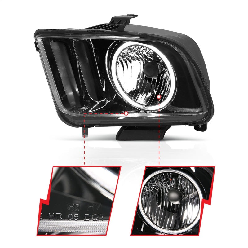 Load image into Gallery viewer, Anzo 121033 ANZ Crystal Headlights

