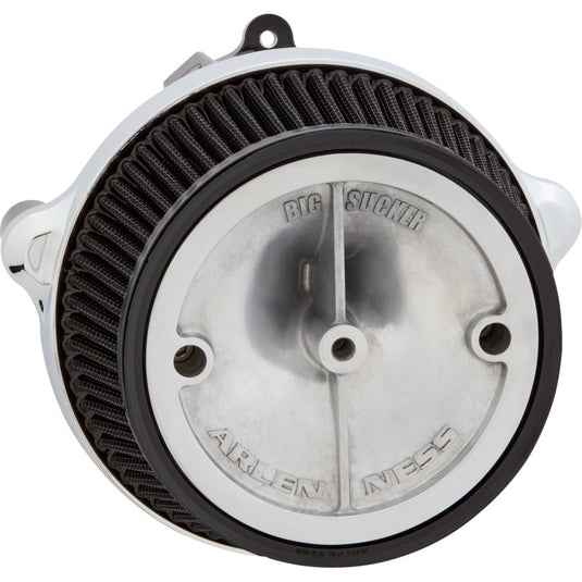 Arlen Ness 600-300 Big Sucker Stage I Air Filter Kit without Cover - Chrome