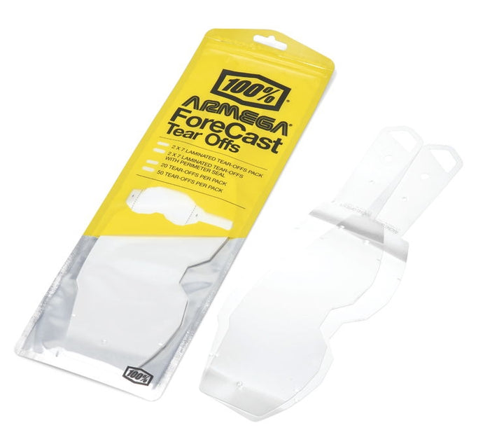 100% Perimeter Seal Tear-Offs for Armega Googles - 2x 7pk.