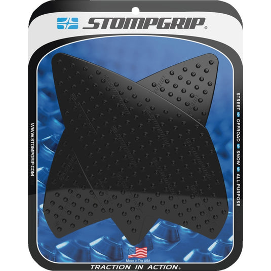 Stompgrip 55-10-0155B Volcano Profile Traction Tank Grip - Street - Black